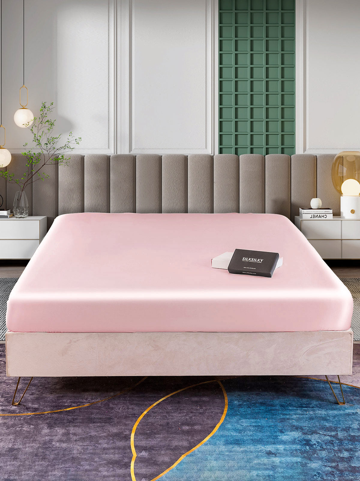 [Pinkki] SilkSilky-FI 25Momme Sheet 002