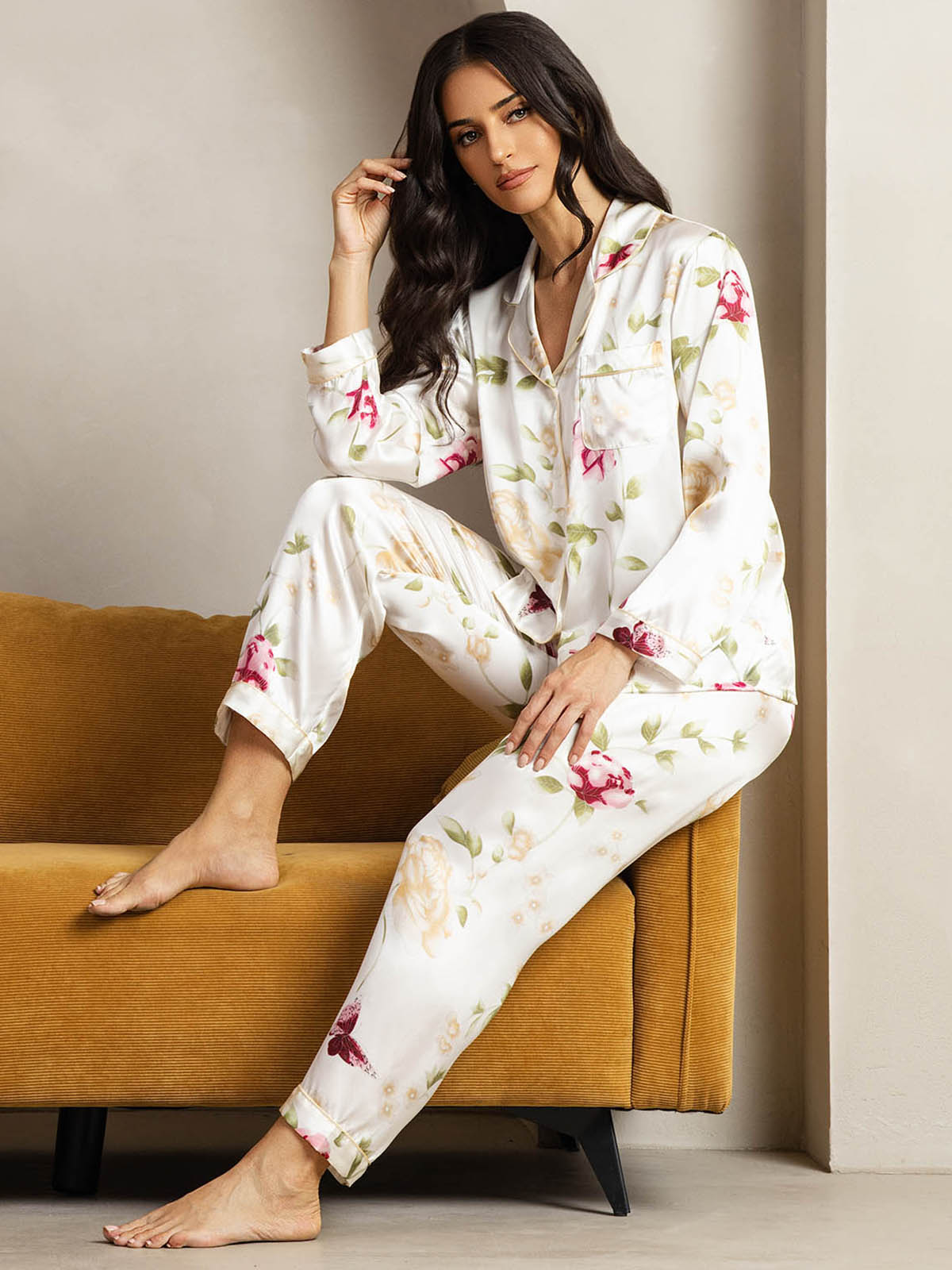 [Norsunluukukka] SilkSilky-FI Womens Pajamas 005
