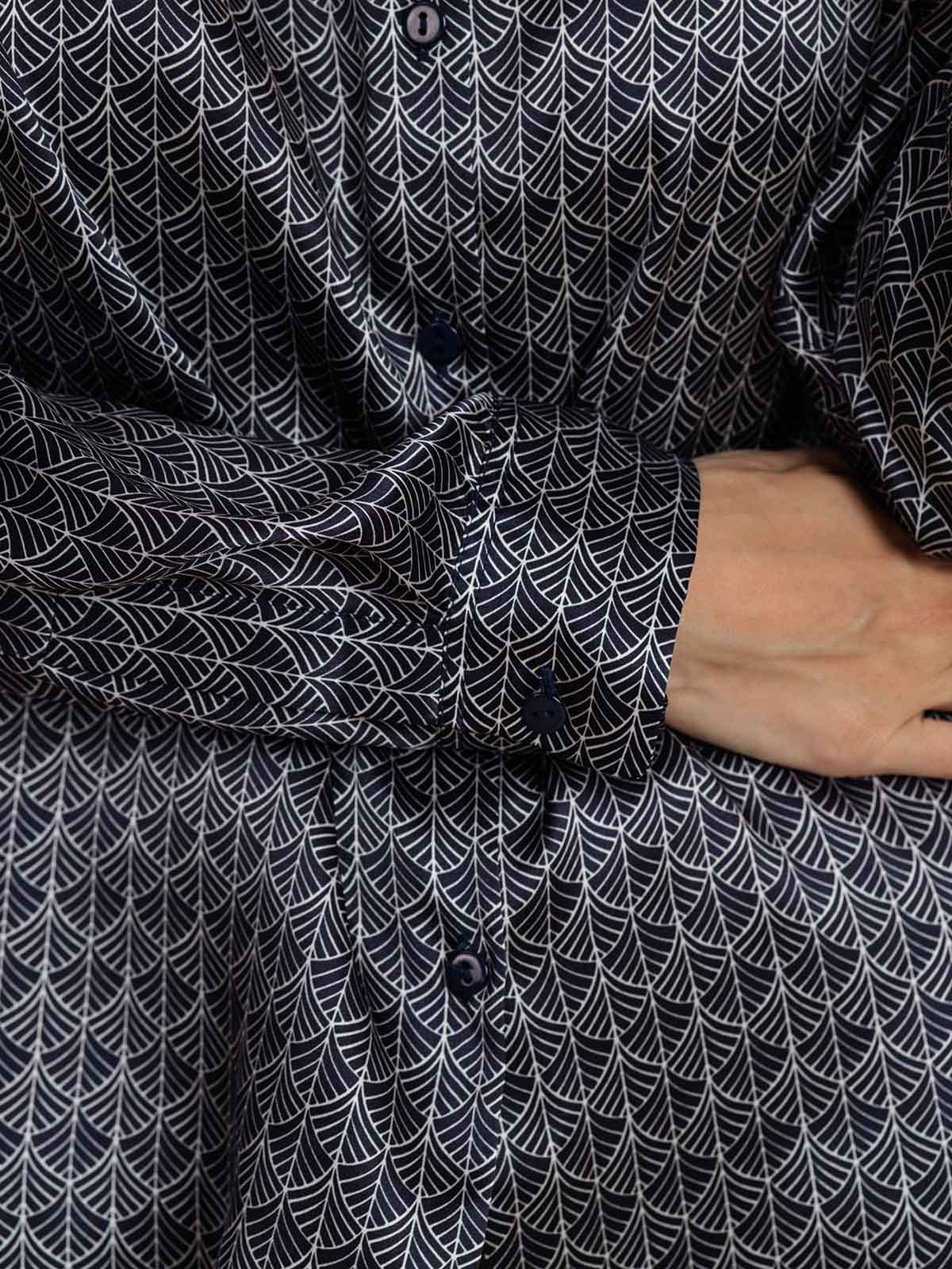 [Laivasto Ginkgo] SilkSilky-FI Womens Shirt 003