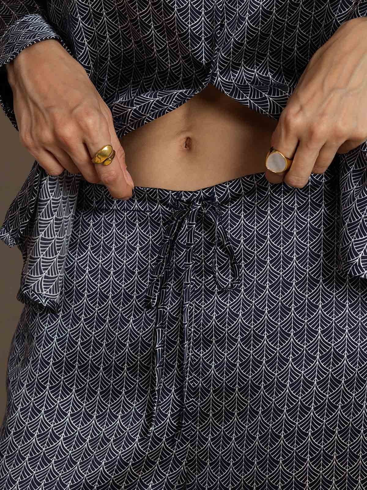 [Laivasto Ginkgo] SilkSilky-FI 19Momme Womens Outfit Sets 005,