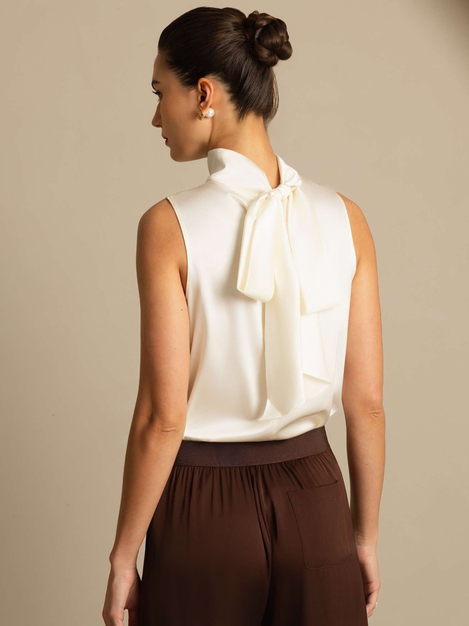 [Norsunluu] SilkSilky-FI 19Momme Blouse 002