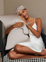 [Khaki] SilkSilky-FI 19Momme Pillowcase Set 003