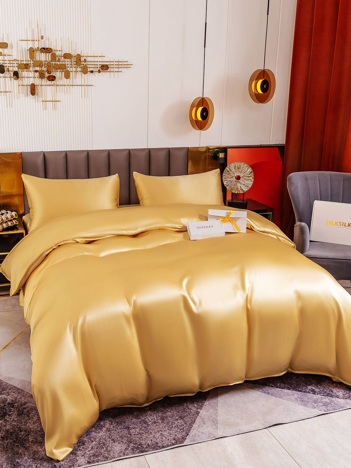 [Samppanja] SilkSilky-FI 19Momme Bedding Set 001