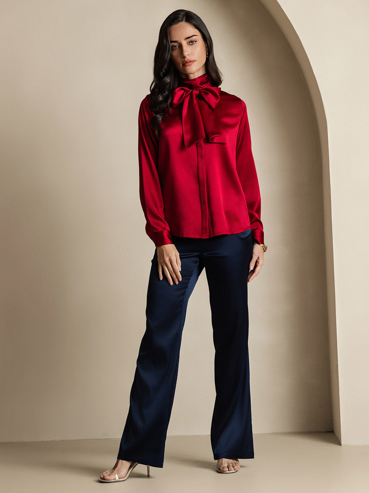 [Viini] SilkSilky-FI 19Momme Womens Shirt 009