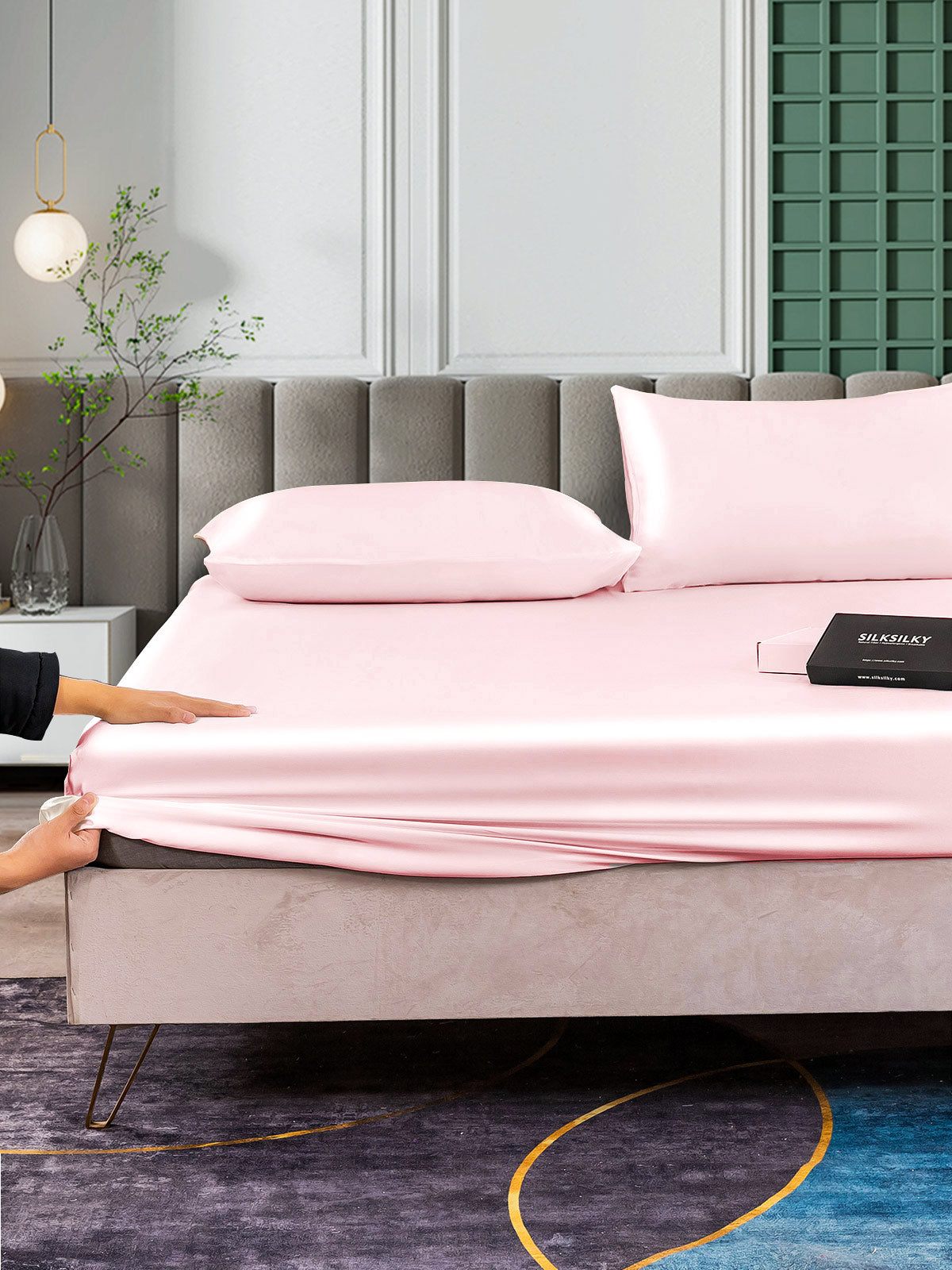 [Pinkki] SilkSilky-FI 25Momme Bedding Set 006