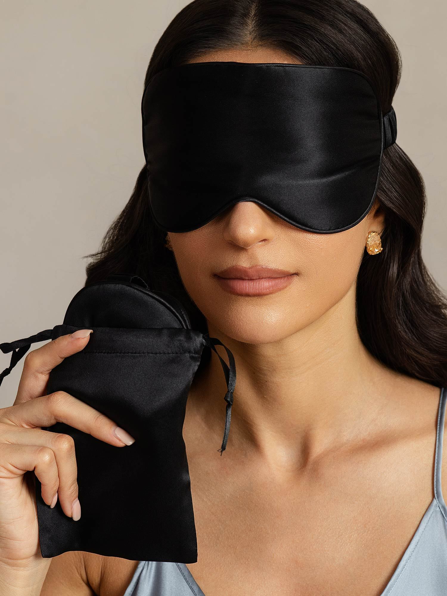 [Musta] SilkSilky-FI Eye Mask 006