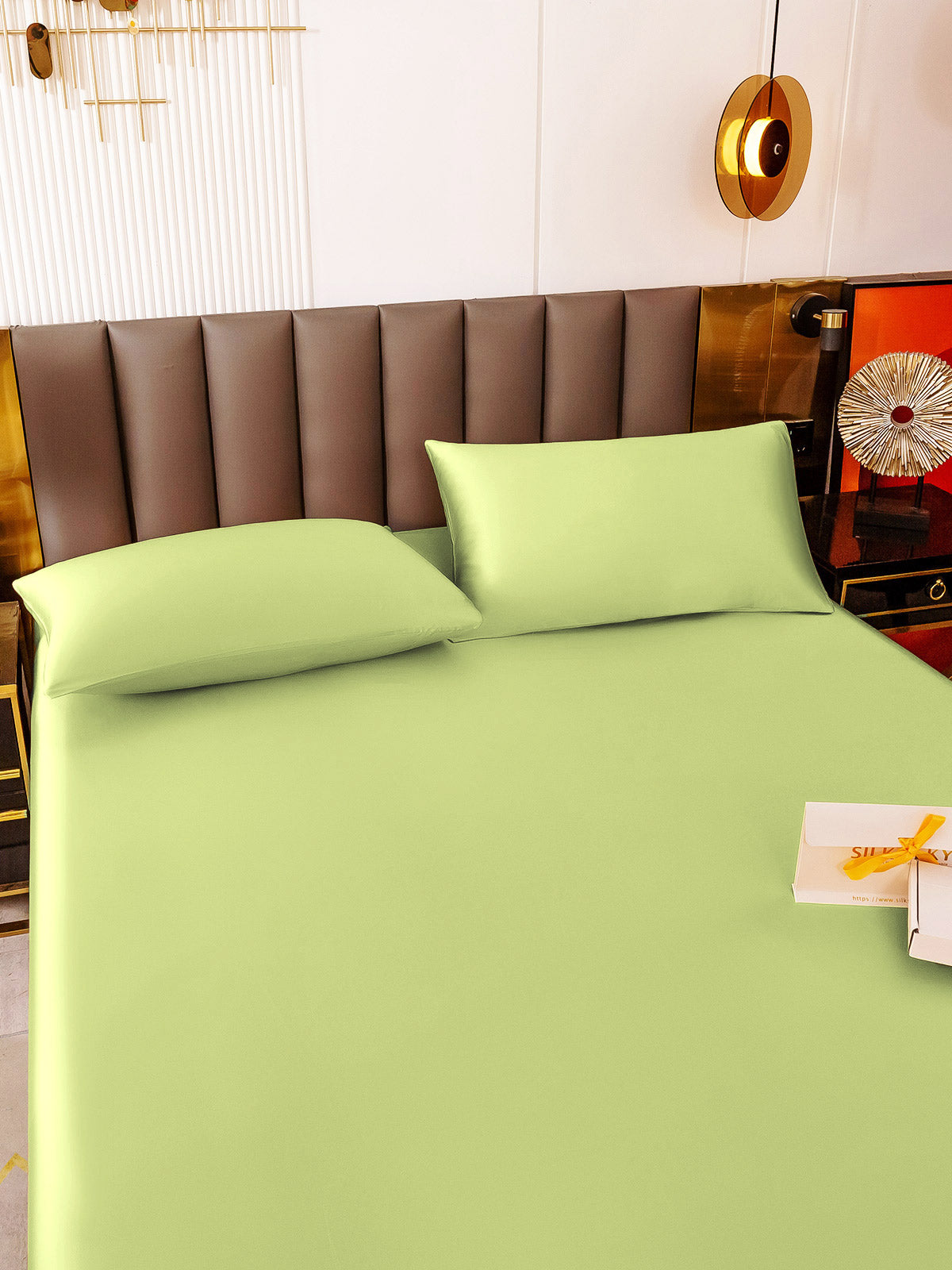 [Mintunvihreä] SilkSilky-FI 19Momme Bedding Set 005