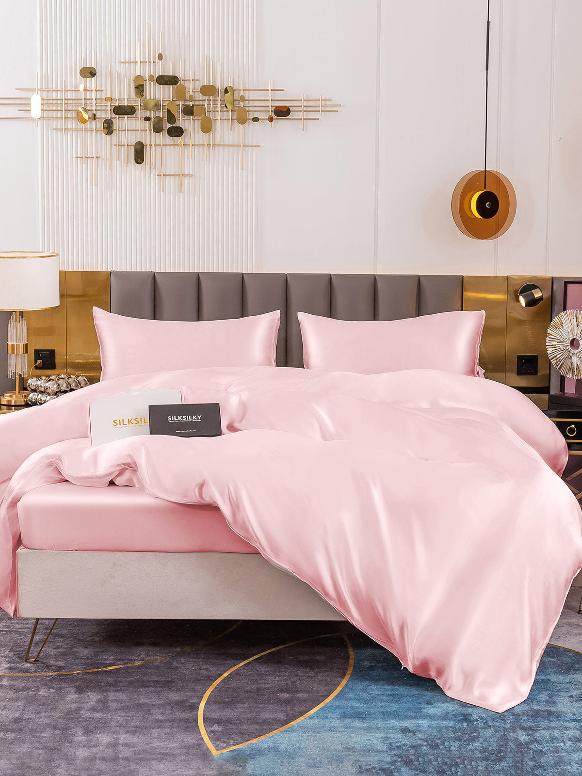 [Pinkki] SilkSilky-FI 19Momme Bedding Set 002