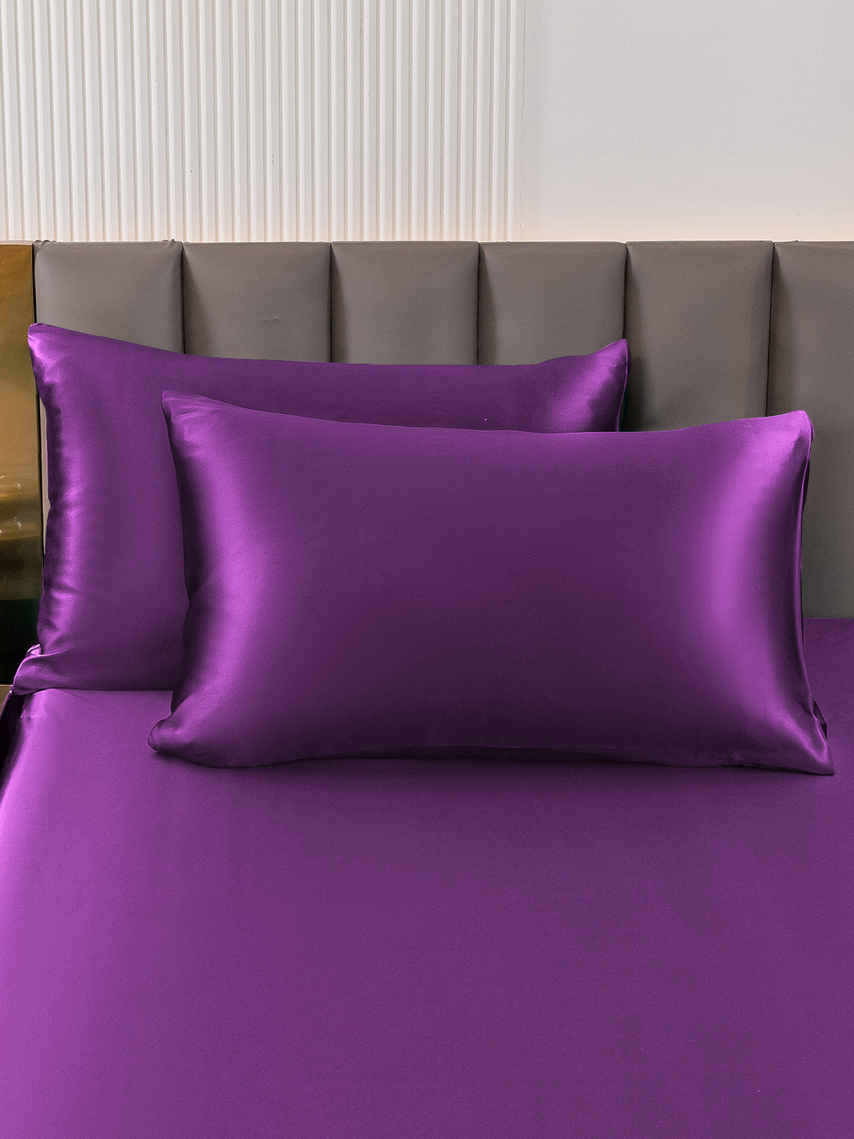 SilkSilky-FI 19Momme Pillowcase Violetti 001