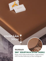 [Kahvi] SilkSilky-FI 19Momme Bedding Set 003