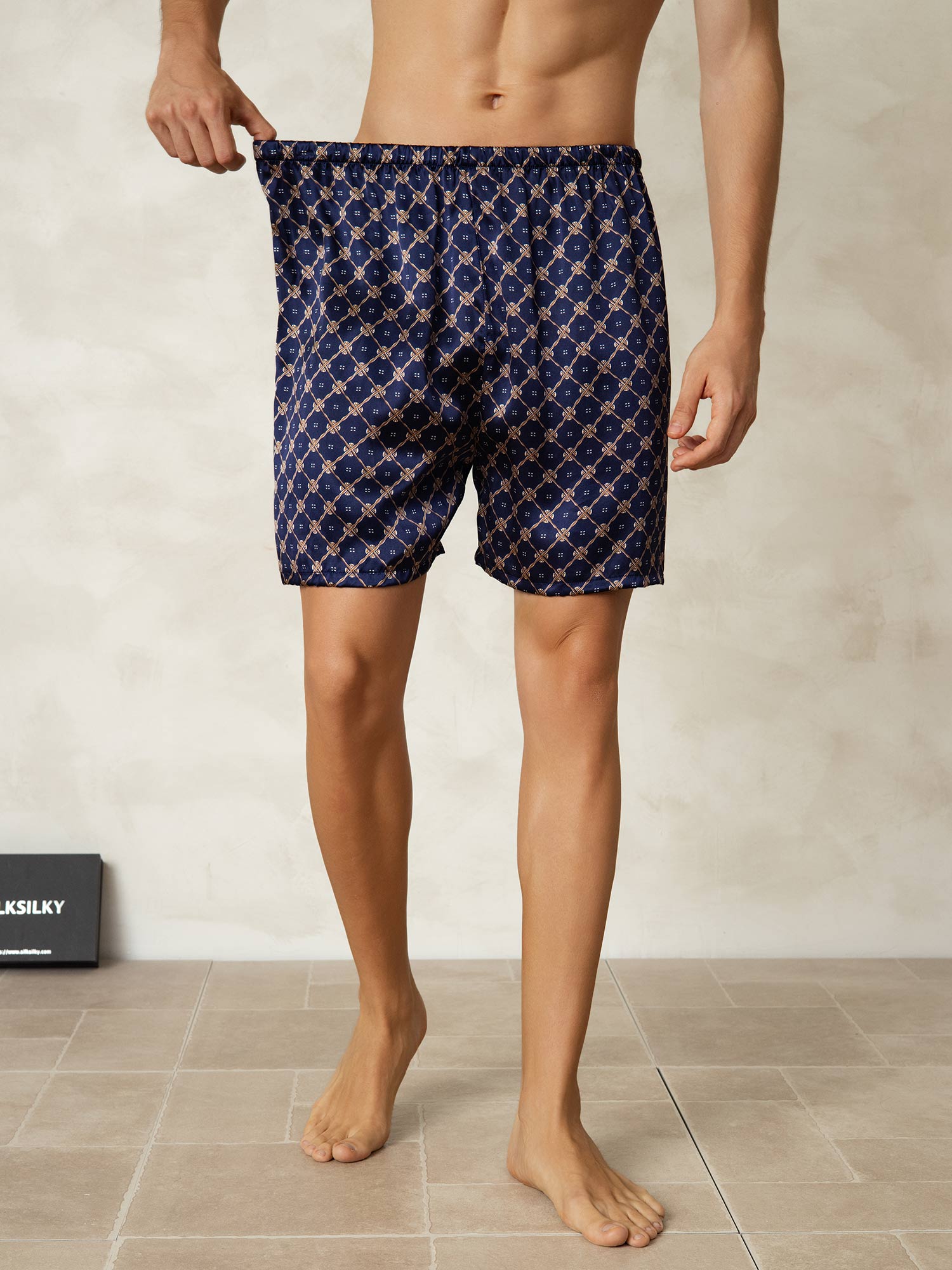 [Laivasto Ketju] SilkSilky-FI Mens Sleep Bottoms 002