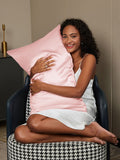 SilkSilky-FI 30Momme Pillowcase Pinkki 001