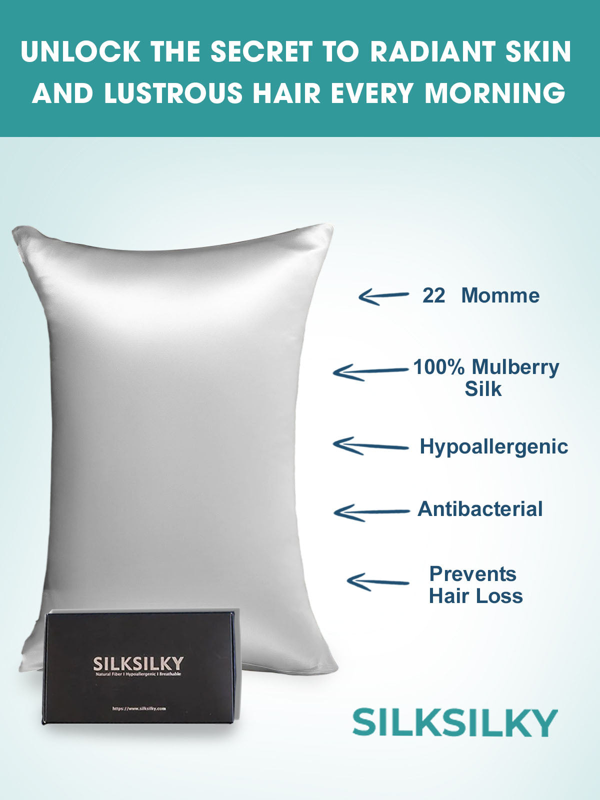 [Hopea] SilkSilky-FI 22Momme Pillowcase 003