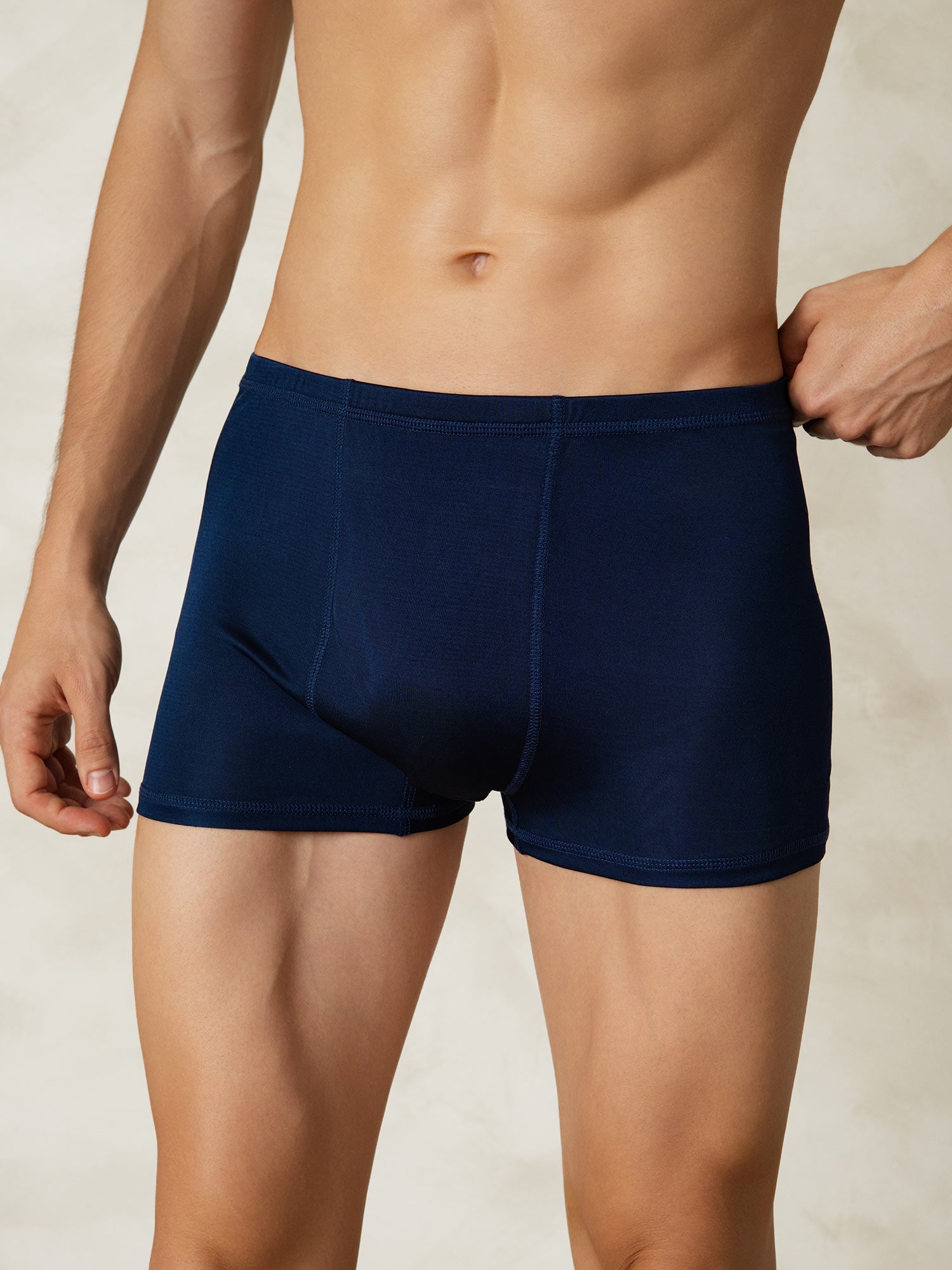 [Tummansininen] SilkSilky-FI Mens Underwear 003