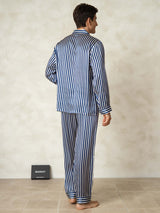 [Laivasto Raita] SilkSilky-FI 19Momme Mens Pajamas 002,