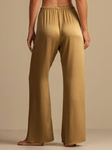 [Tan] SilkSilky-FI 19Momme Women's Sleep Pants 002