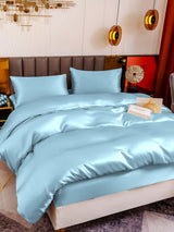 [Vaaleansininen] SilkSilky-FI 19Momme Bedding Set 001