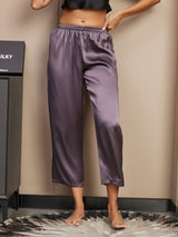 [Purppuranharmaa] SilkSilky-FI Women's Sleep Pants 001