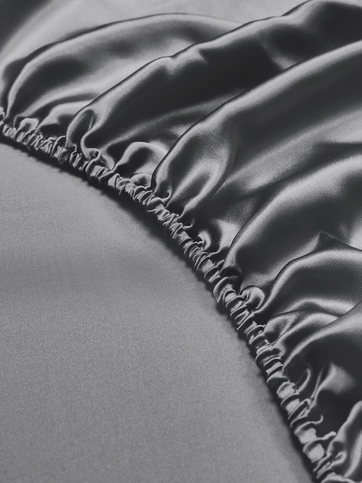 [Tumman Harmaa] SilkSilky-FI 19Momme Bedding Set 004