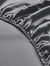 [Tumman Harmaa] SilkSilky-FI 19Momme Vuodevaatteet Setti 004