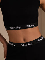 [Musta] SilkSilky-FI Sleeveless Crew Neck Women's Outfit Sets 006