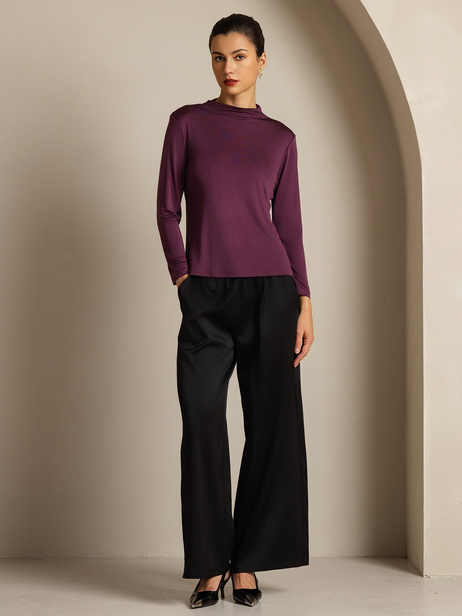 [Violetti] SilkSilky-FI Womens T-Shirt 008