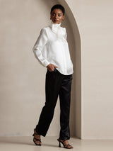[Musta] SilkSilky-FI 19Momme Silk Womens Pants 006