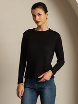 [Musta] SilkSilky-FI Womens T-Shirt 008