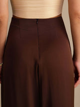 [Kahvi] SilkSilky-FI Womens Pants 005