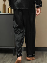 [Musta] SilkSilky-FI Mens Sleep Bottoms 002,