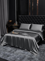 [Tumman Harmaa] SilkSilky-FI 19Momme Bedding Set 001