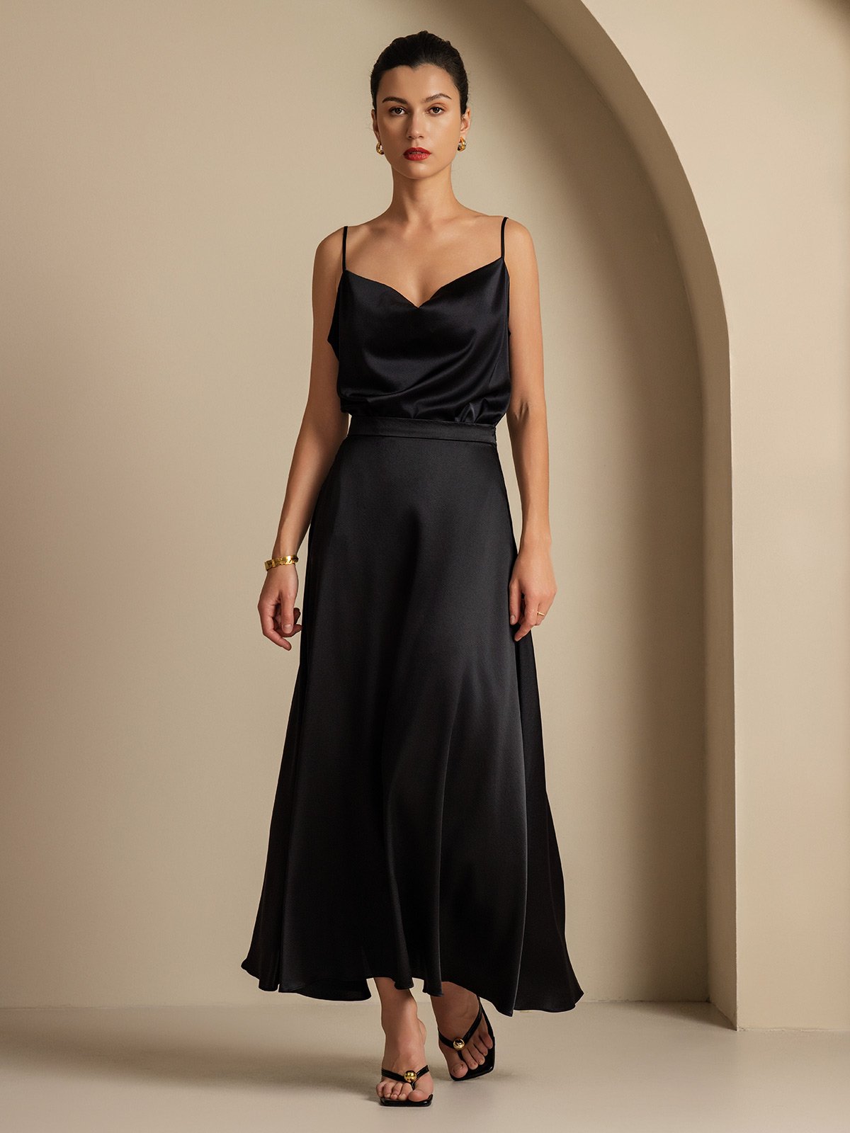 [Musta] SilkSilky-FI 19Momme Skirt 002,