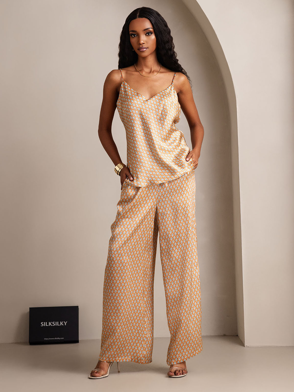 [Kukka] SilkSilky-FI Camisole Set 001