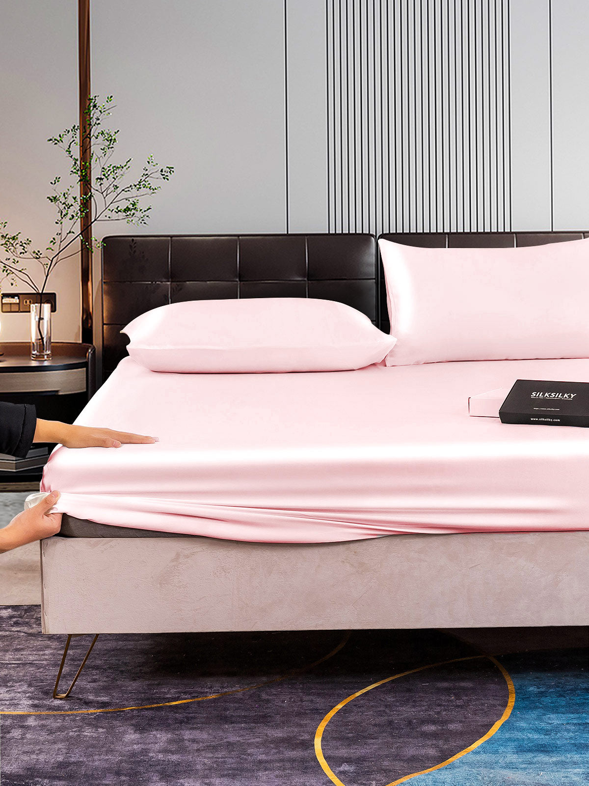 [Pinkki] SilkSilky-FI 22Momme Bedding Set 006