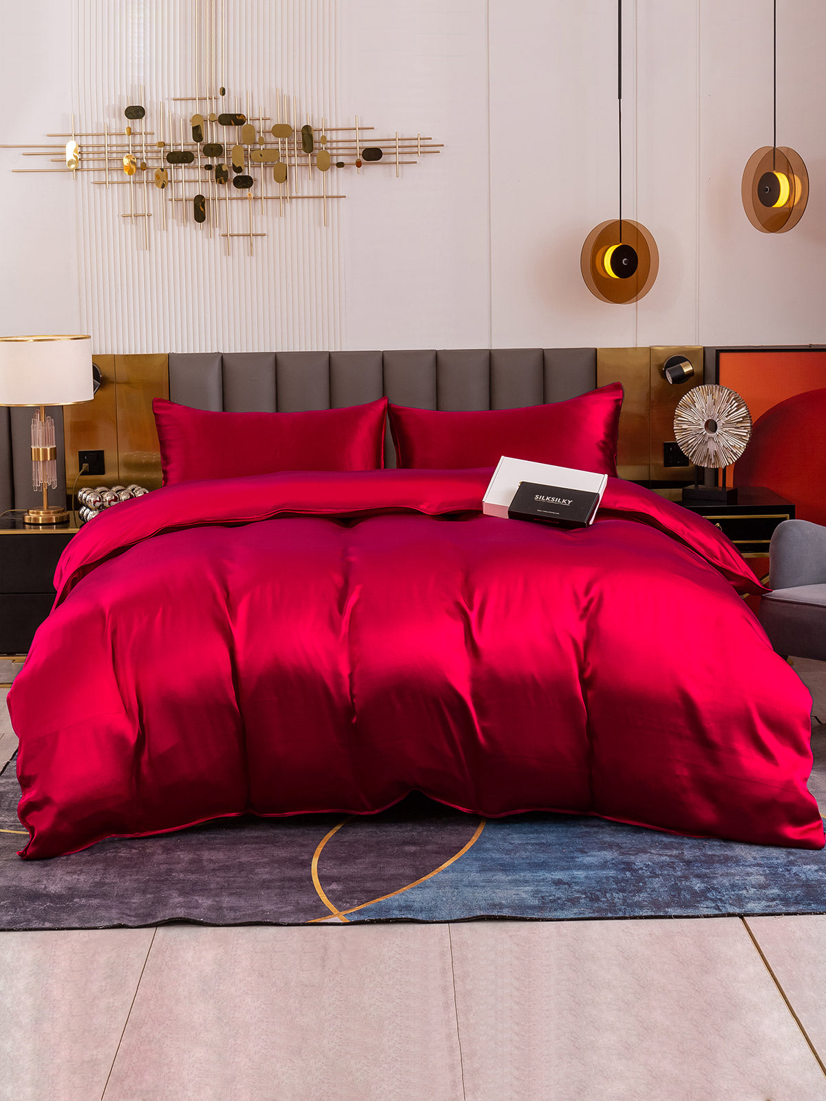 [Viini] SilkSilky-FI 19Momme Bedding Set 002