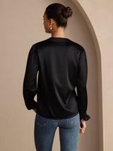 [Musta] SilkSilky-FI Long Sleeve Naisten Puserot 002