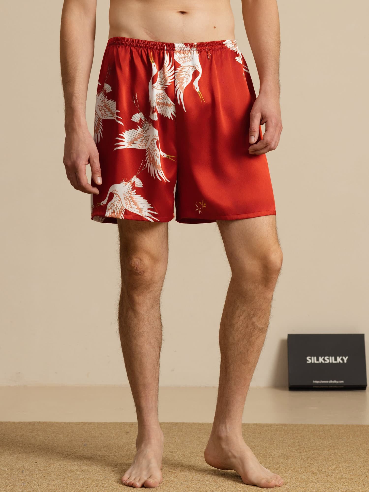 [Viini] SilkSilky-FI 19Momme Mens Sleep Bottoms 001