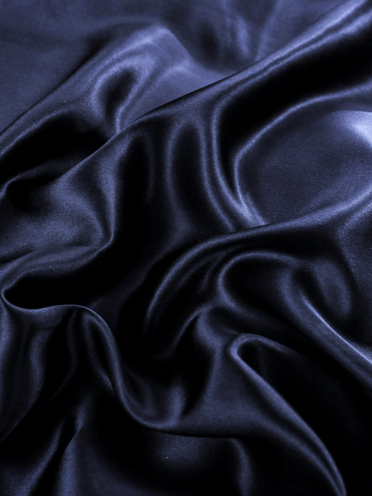[Tummansininen] SilkSilky-FI 22Momme Duvet Cover 005