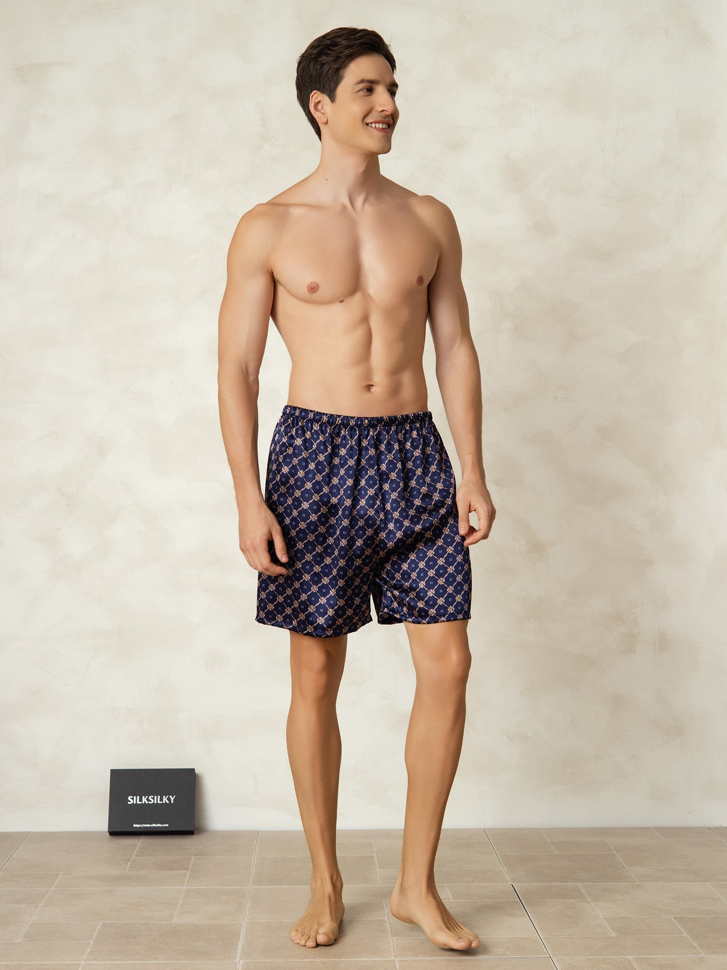 [Laivasto Ketju] SilkSilky-FI Mens Sleep Bottoms 006