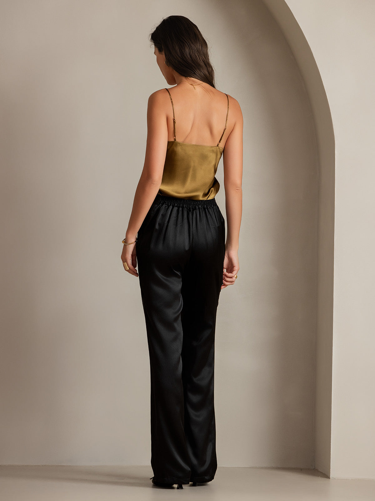 [Musta] SilkSilky-FI 19Momme Womens Pants 002