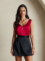 [Viini] SilkSilky-FI Sleeveless V Neck Camisole Top 003