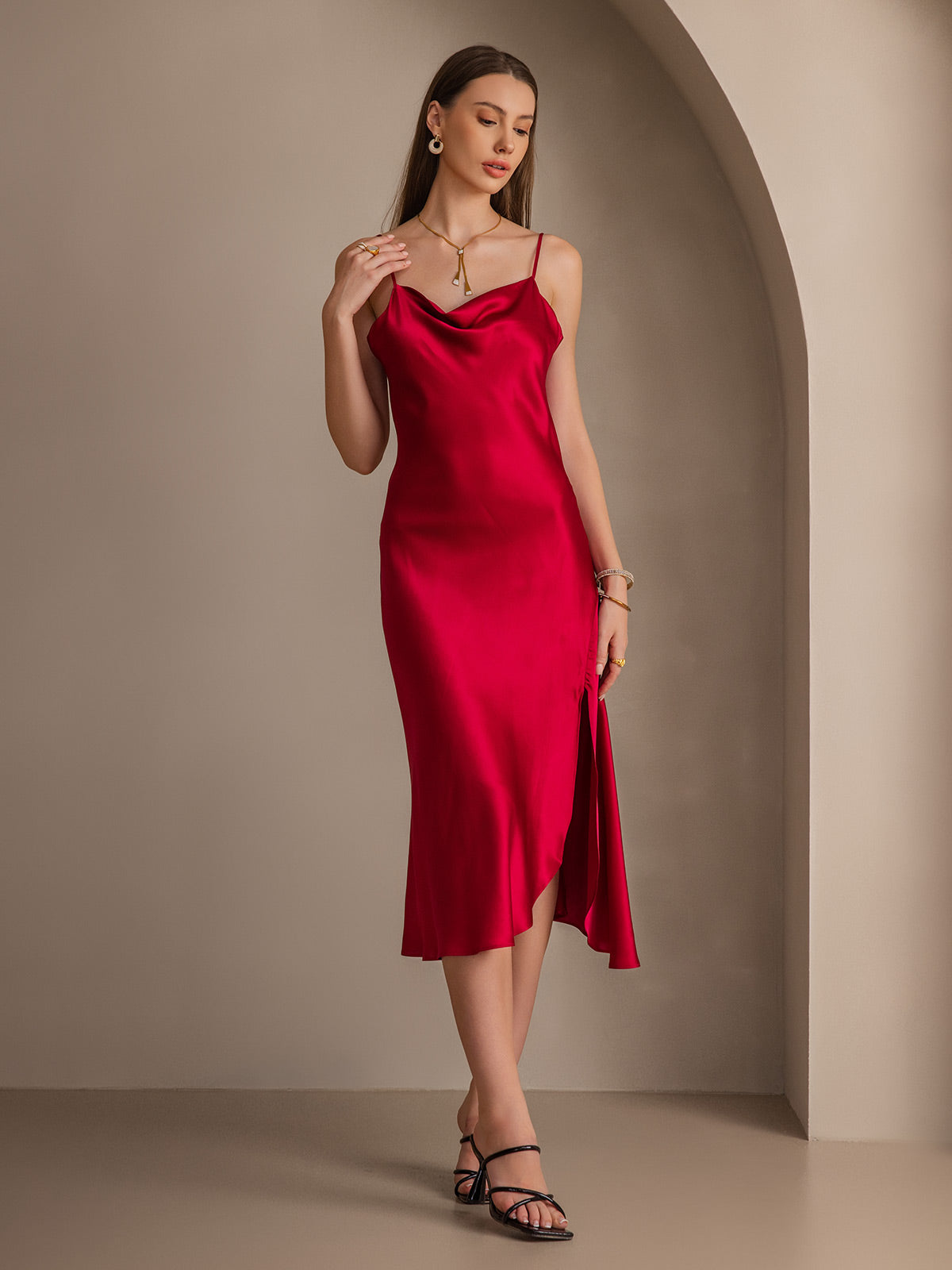 [Viini] SilkSilky-FI 19Momme Dress 005