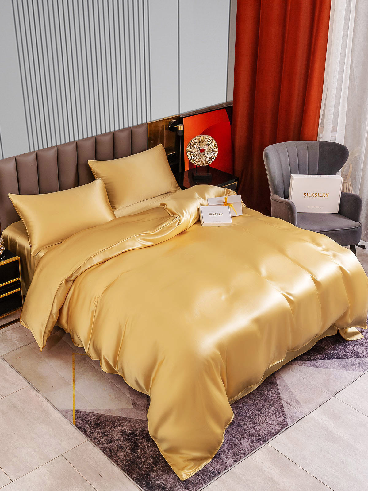 [Samppanja] SilkSilky-FI 22Momme Bedding Set 003