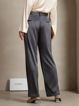 [Tumman Harmaa] SilkSilky-FI 19Momme Womens Pants 006,