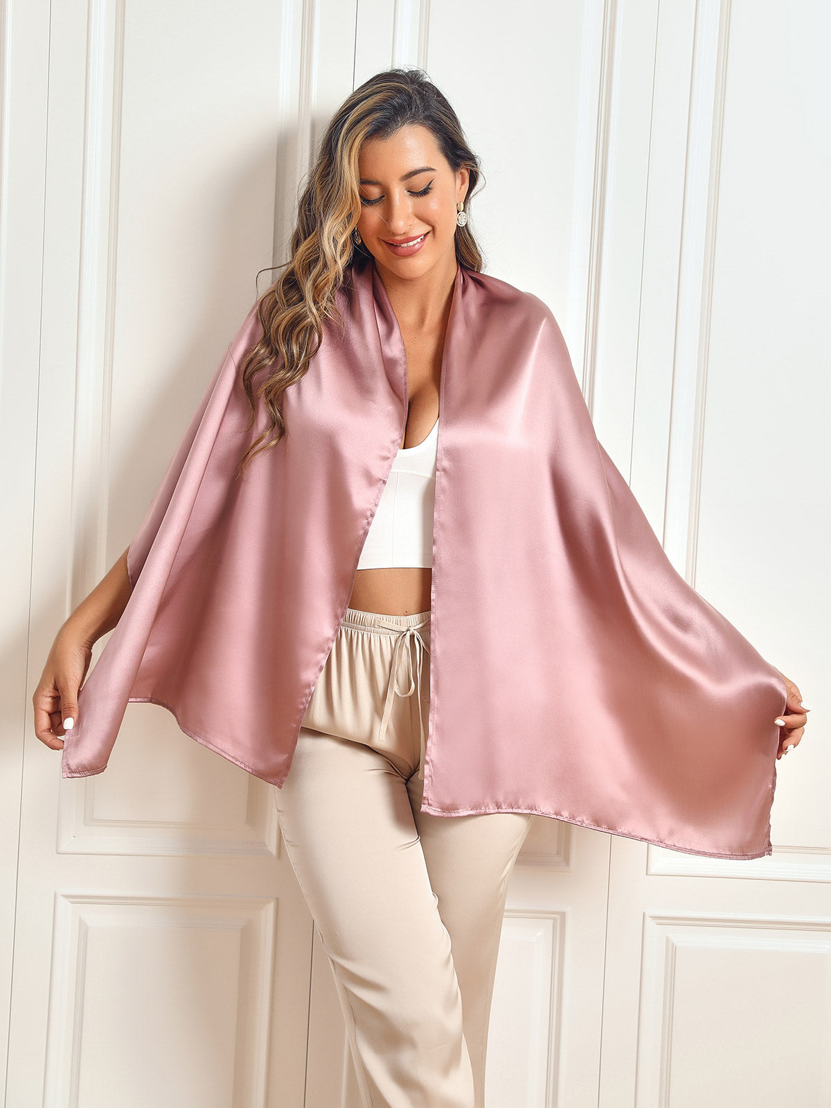 SilkSilky-FI Scarf VaaleanMauve 001