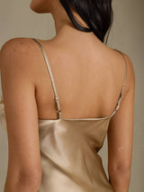 [Samppanja] SilkSilky-FI Spaghetti Strap V Neck Yöpaita 005