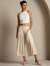 [Beige] SilkSilky-FI Naisten Housut 007