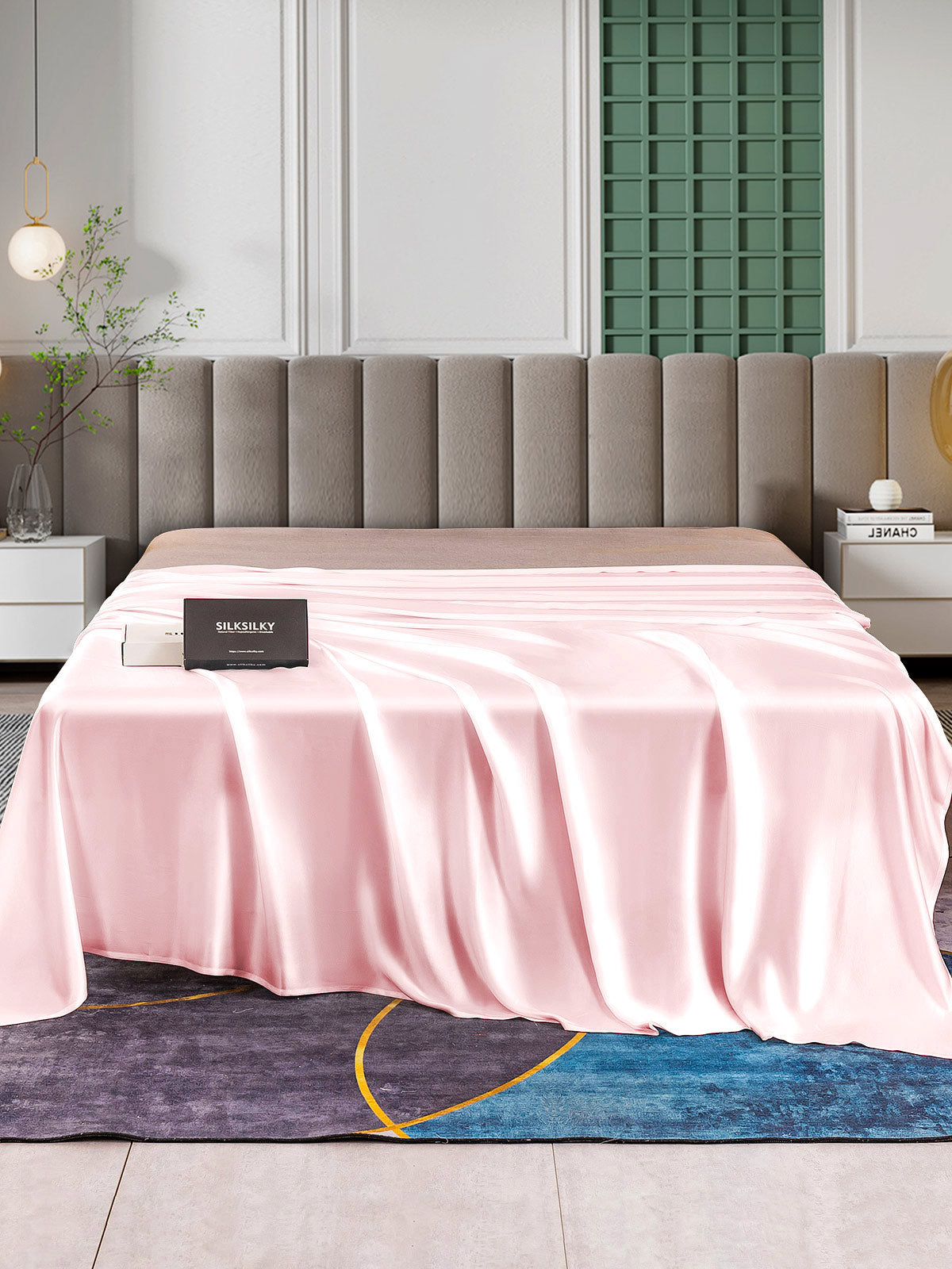 [Pinkki] SilkSilky-FI 25Momme Sheet 001