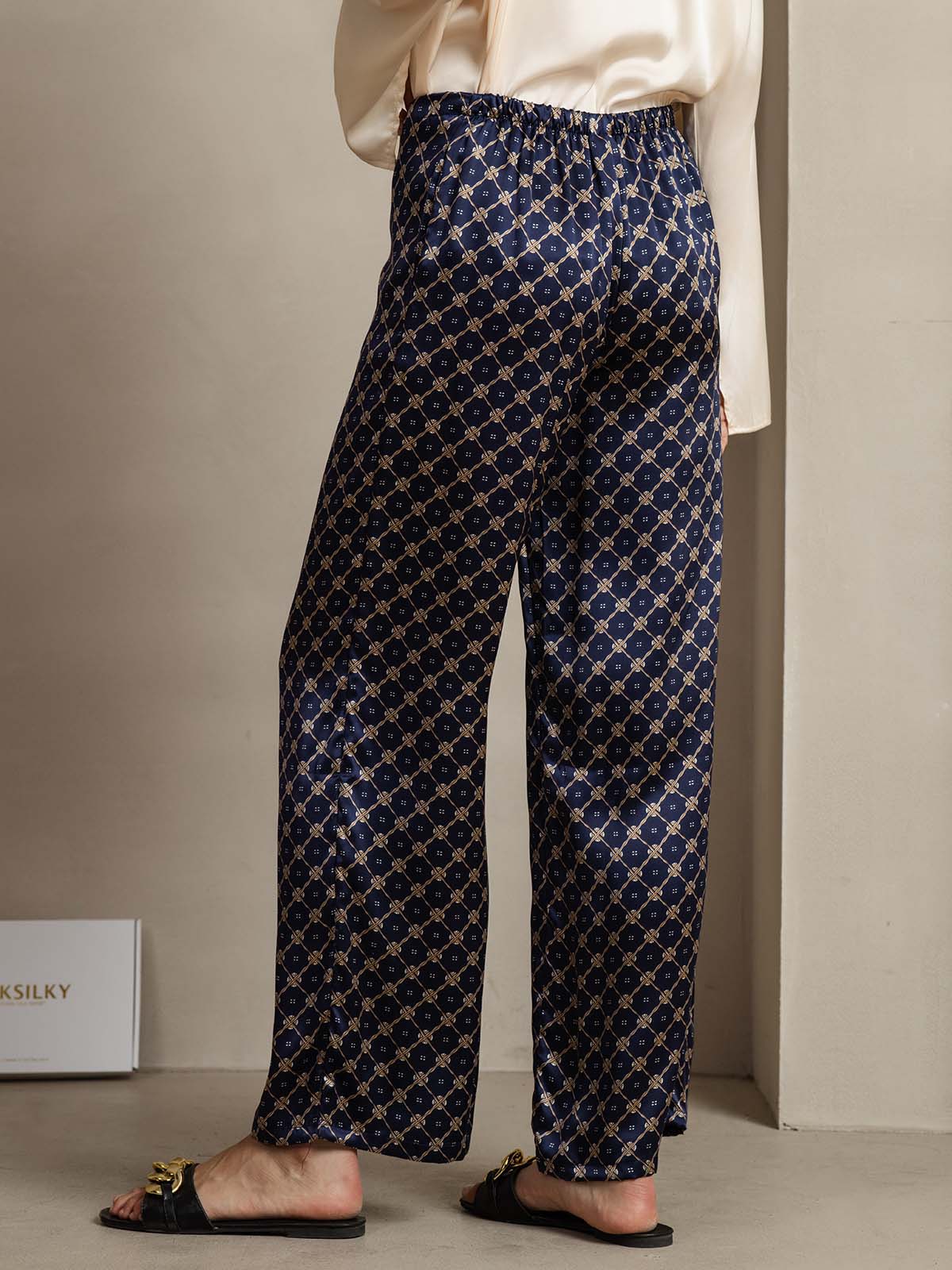 [Laivasto Ketju] SilkSilky-FI 19Momme Womens Pants 002