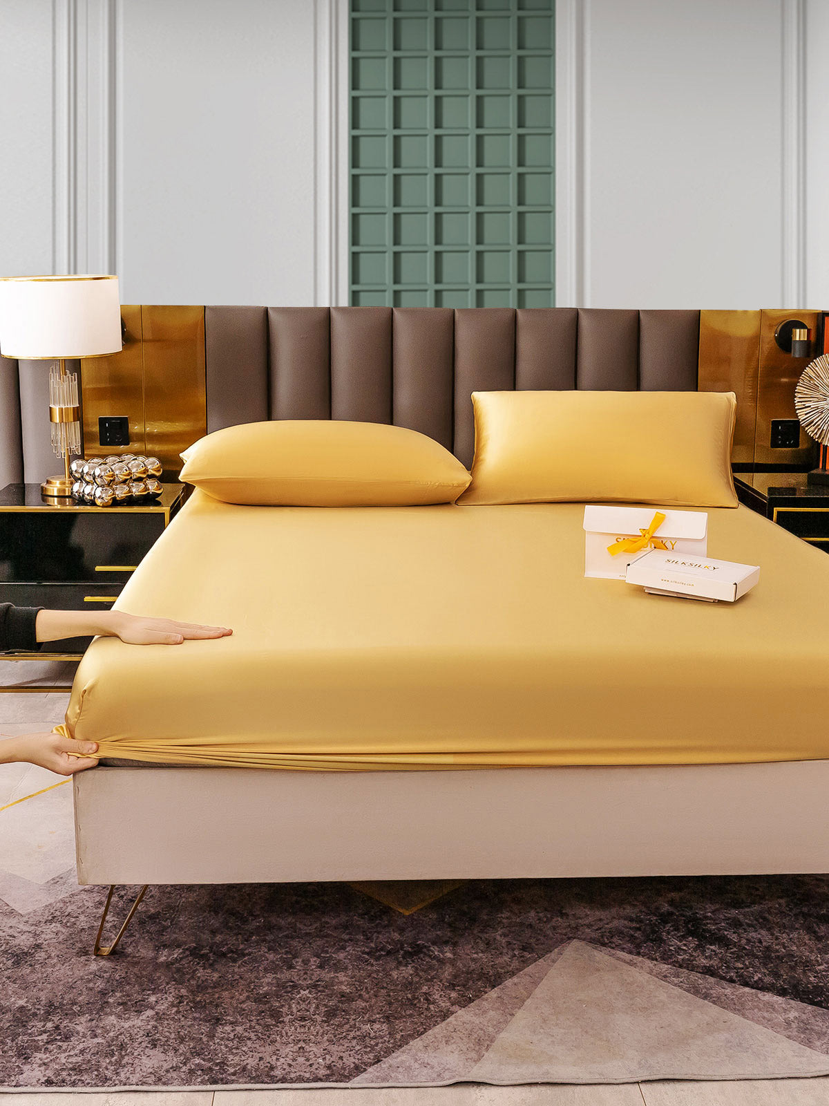 [Samppanja] SilkSilky-FI 25Momme Bedding Set 006